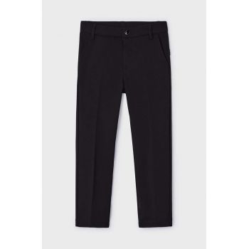 Mayoral pantaloni copii culoarea negru, neted, 4528