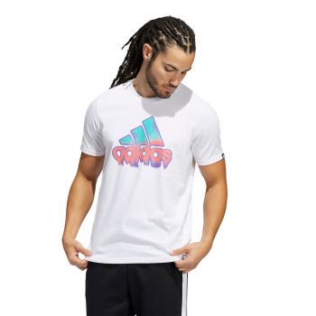 Tricou cu logo contrastant Heat