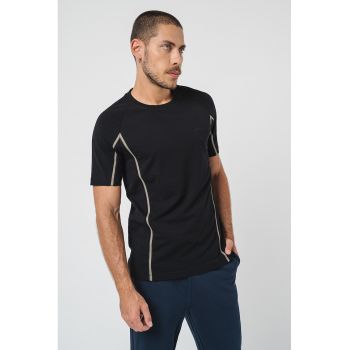 HUGO - Tricou cu maneci raglan Tee Tape