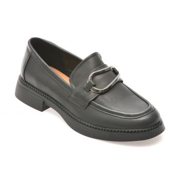 Mocasini casual GRYXX negri, V1207, din piele naturala