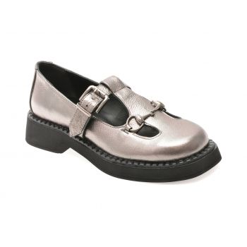 Pantofi casual GRYXX gri, 1252, din piele naturala