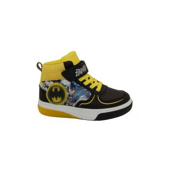 Pantofi sport inalti cu Batman si velcro