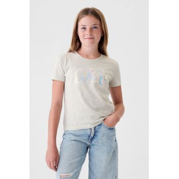 Tricou de bumbac organic cu paiete