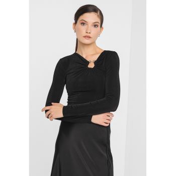 Bluza-body uni cu fronseu