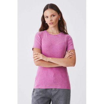 Medicine tricou femei, culoarea violet ieftin