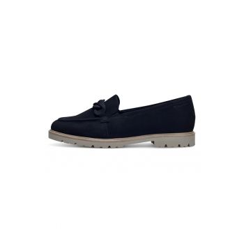 Pantofi loafer de piele cu detalii lant