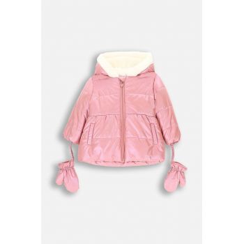 Coccodrillo geacă copii culoarea roz, OUTERWEAR GIRL NEWBORN