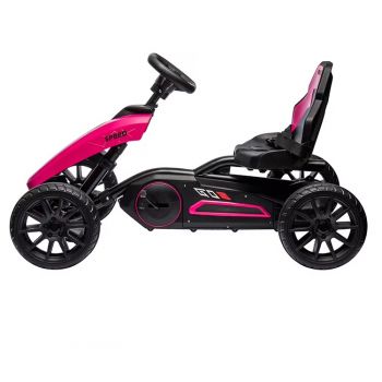 Kart cu pedale si roti EVA Nichiduta Speed Pink