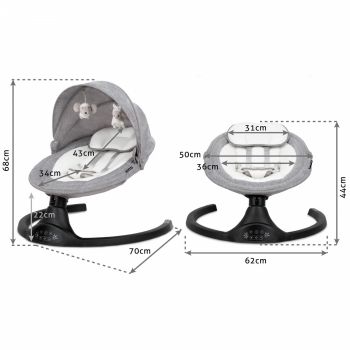 Leagan electric 2 in 1 Kidwell Luxi black dark melange