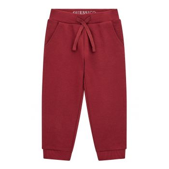 Pantaloni de trening din bumbac cu talie ajustabila