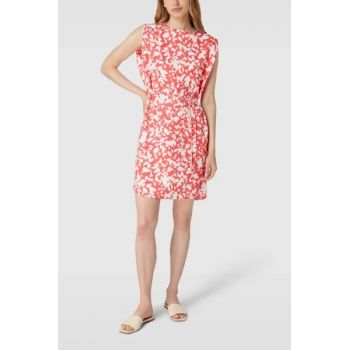 Rochie mini cu imprimeu, roz, 4XL