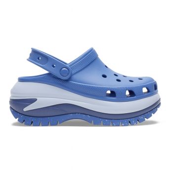 Saboți Crocs Classic Mega Crush Clog Albastru - Elemental Blue