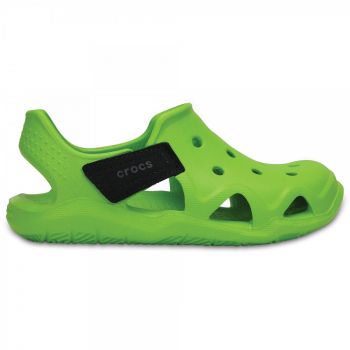 Saboți Crocs Swiftwater Wave Kids Verde - Volt Green