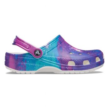 Saboti Crocs Classic Out of This World Clog Multi - White/Purple