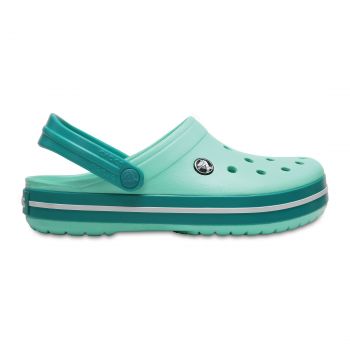 Saboti Crocs Crocband Albastru - New Mint/Tropical Teal