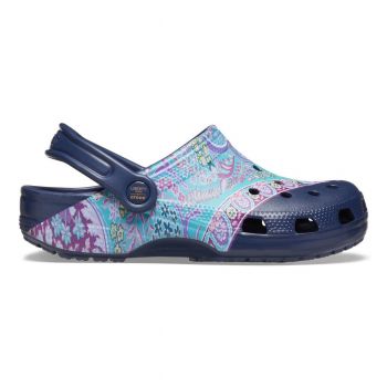 Saboti Crocs Liberty London X Crocs Classic Clog Albastru - Navy