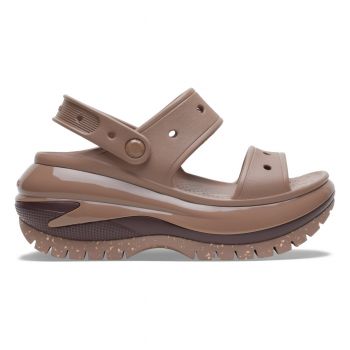 Sandale Crocs Classic Mega Crush Sandal Maro - Latte