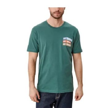 Tricou basic din bumbac, verde