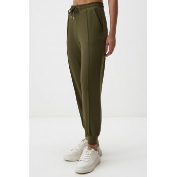 Pantaloni conici din amestec de modal