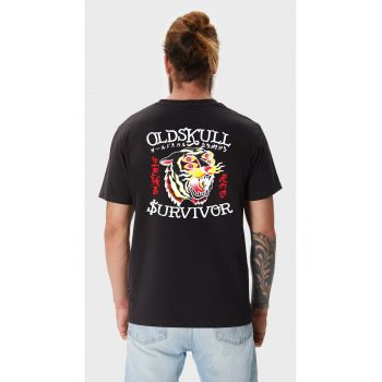 Tricou cu imprimeu logo si grafic 173155