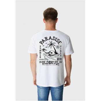 Tricou de bumbac cu imprimeu grafic