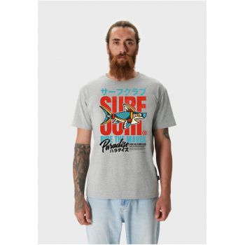 Tricou lejer de bumbac cu imprimeu