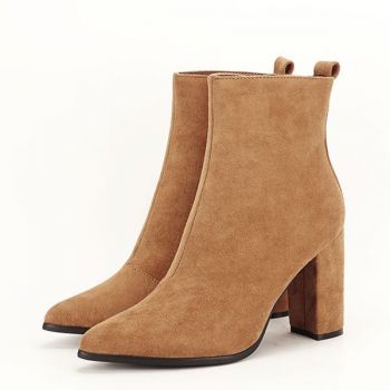 Botine camel elegante Ria 118