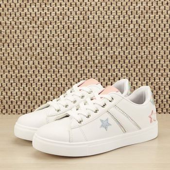 Sneakers copii albi Sofia 132