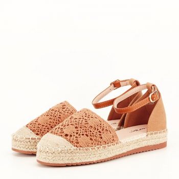 Espadrile maro deschis Vanesa 126