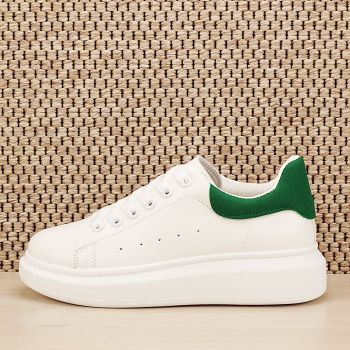 Sneakers alb cu verde Madison M2