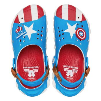 Saboti Crocs Captain America Steve Rogers Echo Clog Kids Alb - White