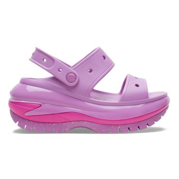 Sandale Crocs Classic Mega Crush Sandal Roz - Bubble