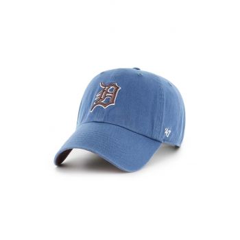 47 brand șapcă de baseball din bumbac MLB Detroit Tigers cu imprimeu, B-BLPRK09GWS-TBA