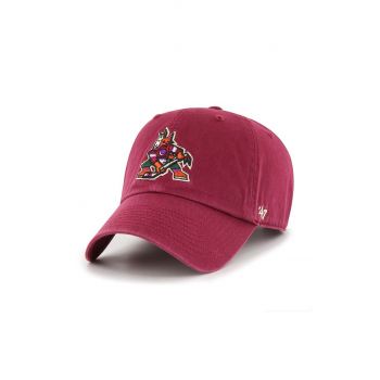 47 brand șapcă de baseball din bumbac NHL Arizona Coyotes culoarea rosu, cu imprimeu, H-RGW21GWS-CAD