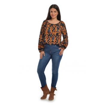 Bluza Dama Multicolora - Imprimeu Combinat