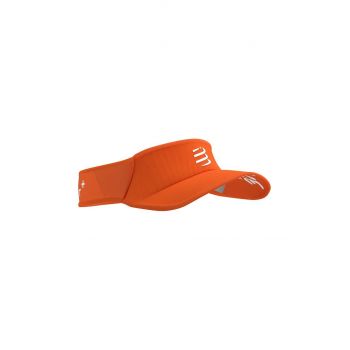 Compressport sapca cozoroc Visor Ultralight culoarea portocaliu, cu imprimeu, XHWU3894