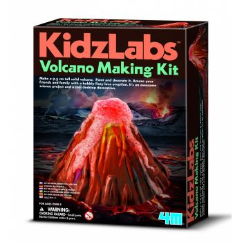 Kit creativ - Realizeaza un vulcan, 4M, +8 ani