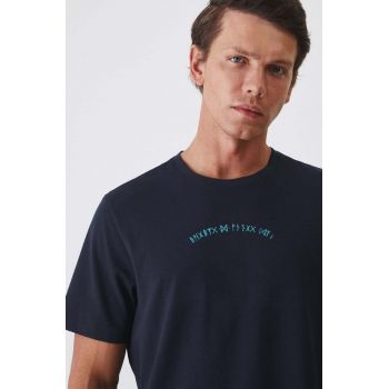 Medicine tricou barbati, culoarea albastru marin, cu imprimeu