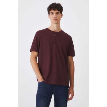 Medicine tricou barbati, culoarea bordo, melanj