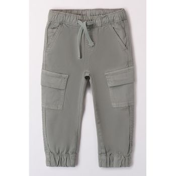 Pantaloni cargo cu snur