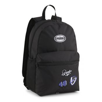 Rucsac unisex cu buzunar exterior si imprimeu grafic