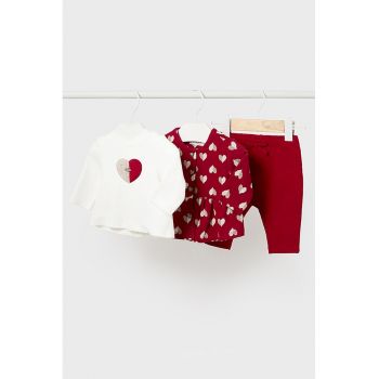 Set de bluza cu model - cardigan si colanti