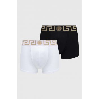 Versace boxeri 2-pack barbati, culoarea alb, AU10181 1A10011