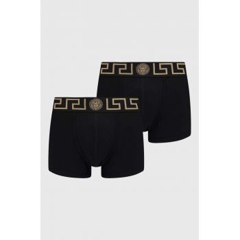 Versace boxeri 2-pack barbati, culoarea negru, AU10181 1A10011