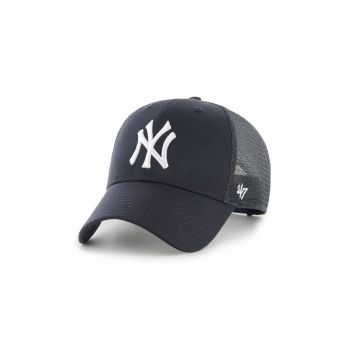 47 brand sapca MLB New York Yankees culoarea albastru marin, cu imprimeu, BCWS-BRSRS17CTP-NY96