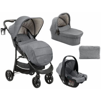 Carucior modular 3in1 KikkaBoo Selina Light Grey 2024