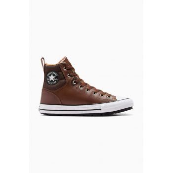 Converse tenisi Chuck Taylor All Star Berkshire Boot barbati, culoarea maro, A08562C