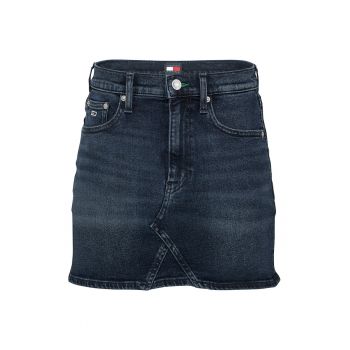 Fusta mini dreapta din denim