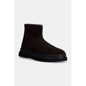 Gant pantofi de piele intoarsa Blistown barbati, culoarea maro, 29643734 G399