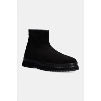 Gant pantofi de piele intoarsa Blistown barbati, culoarea negru, 29643734 G00